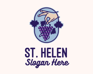 Grape Vine Harvest  logo design