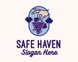 Grape Vine Harvest  logo design