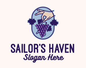 Grape Vine Harvest  logo design