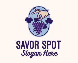 Grape Vine Harvest  logo design