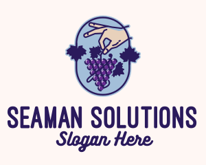 Grape Vine Harvest  logo design