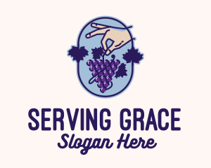 Grape Vine Harvest  logo design