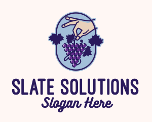 Grape Vine Harvest  logo design