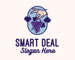 Grape Vine Harvest  logo design