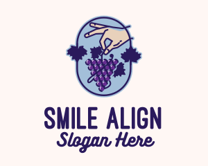 Grape Vine Harvest  logo design