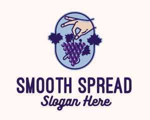 Grape Vine Harvest  logo design