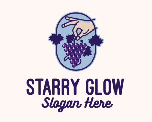 Grape Vine Harvest  logo design