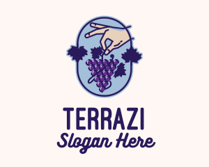 Grape Vine Harvest  logo design