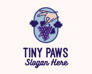 Grape Vine Harvest  logo design