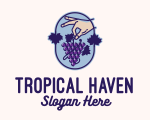 Grape Vine Harvest  logo design