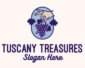 Grape Vine Harvest  logo design