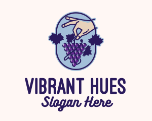 Grape Vine Harvest  logo design