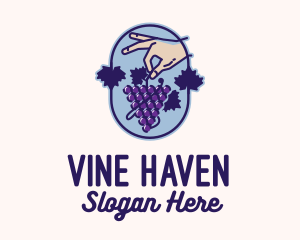 Grape Vine Harvest  logo design