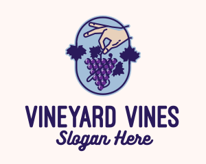 Grapevine - Grape Vine Harvest logo design