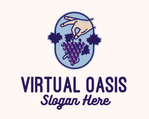 Grape Vine Harvest  logo design