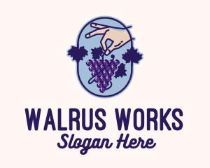 Grape Vine Harvest  logo design