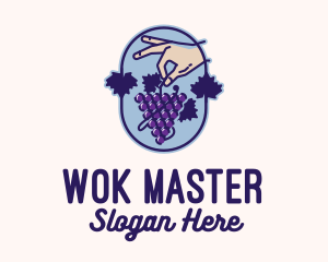 Grape Vine Harvest  logo design