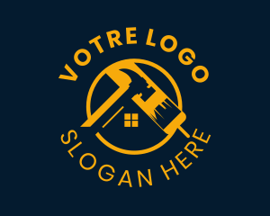 Home Renovation Emblem Logo
