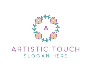 Organic Flower Garden Boutique logo design