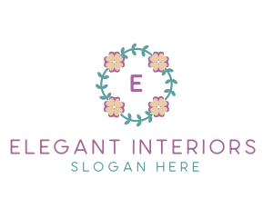 Organic Flower Garden Boutique logo design