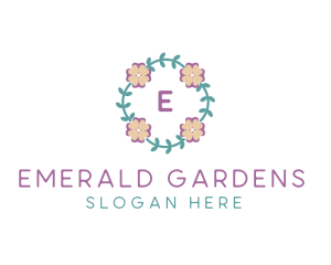 Organic Flower Garden Boutique logo design