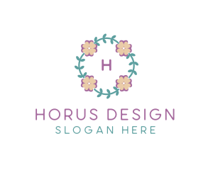 Organic Flower Garden Boutique logo design