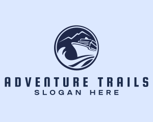 Cruise Ship Adventure logo design