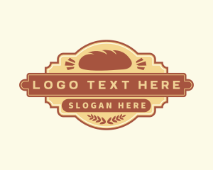 Loaf - Bread Bun Bakery logo design