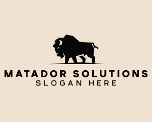 Matador - Tough Bison Farm logo design