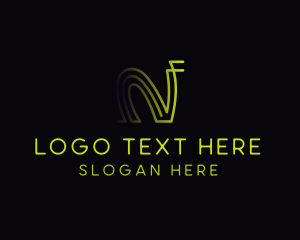 App - Business App Letter N logo design