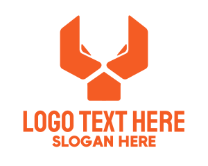 Industrial - Orange Wrench Lion logo design