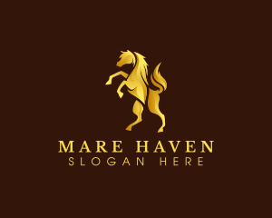 Mare - Luxury Horse Equine logo design