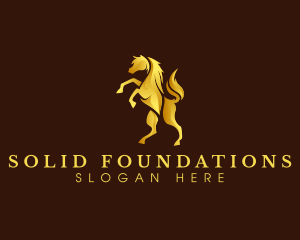 Steed - Luxury Horse Equine logo design