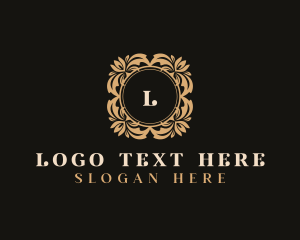 Luxury Floral Jeweler logo design