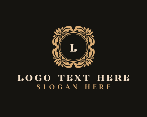 Luxury Floral Jeweler Logo