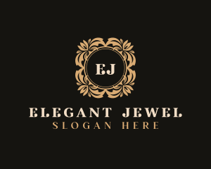 Luxury Floral Jeweler logo design