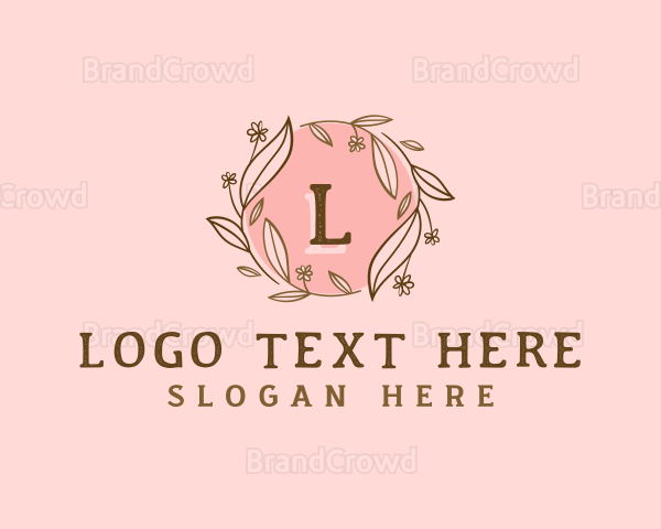 Flower Leaf Floral Logo