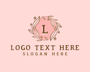 Flower Leaf Floral Logo