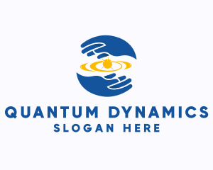 Physics - Hand Energy Power logo design