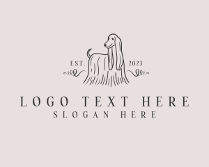 Vet - Pet Dog Grooming logo design