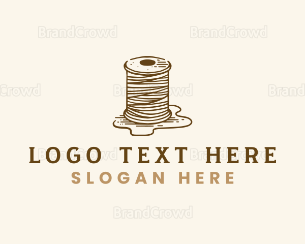 Handcrafting Yarn Thread Logo