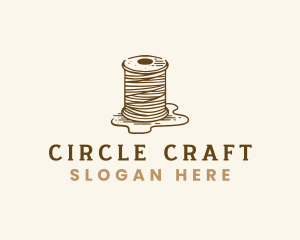 Handcrafting Yarn Thread logo design