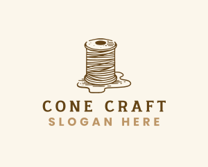 Handcrafting Yarn Thread logo design