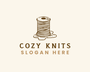 Handcrafting Yarn Thread logo design