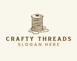 Handcrafting Yarn Thread logo design