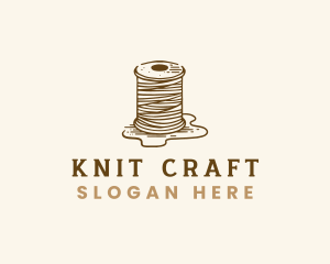 Handcrafting Yarn Thread logo design