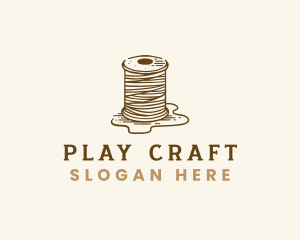 Handcrafting Yarn Thread logo design