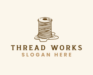 Handcrafting Yarn Thread logo design