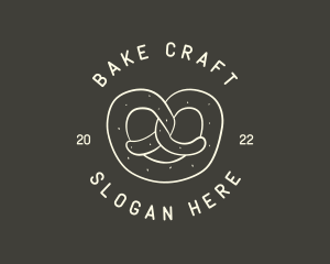 Pretzel Snack Bakery logo design