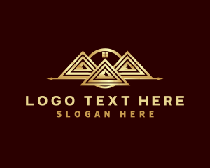 Exclusive - Premium Real Estate Roof logo design